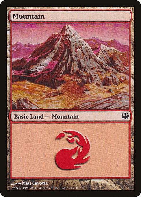 Mountain from Duel Decks: Knights vs. Dragons
