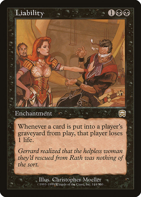 Liability highlighted card art