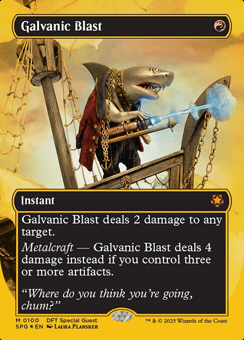 Galvanic Blast highlighted card art
