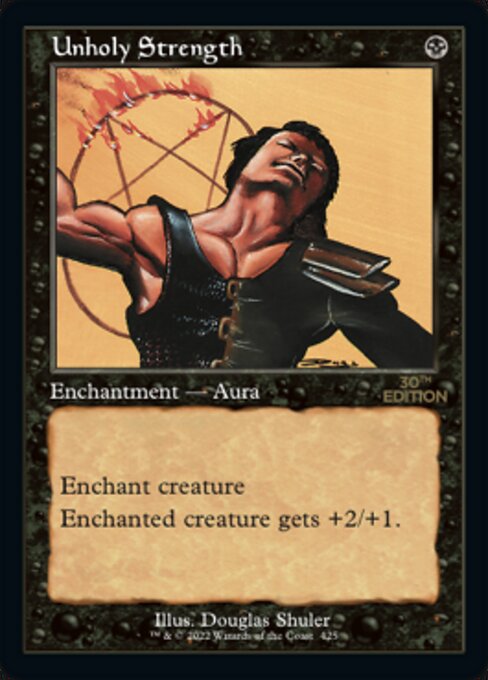 Unholy Strength highlighted card art