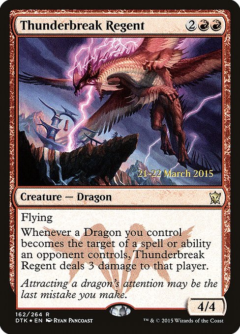 Thunderbreak Regent from Dragons of Tarkir Promos