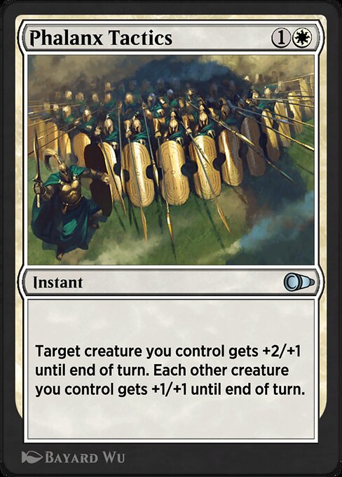 Phalanx Tactics highlighted card art