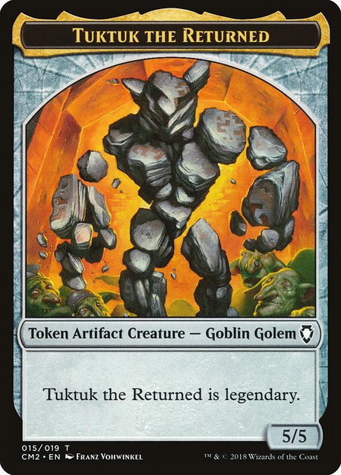 Tuktuk the Returned from Commander Anthology Volume II Tokens