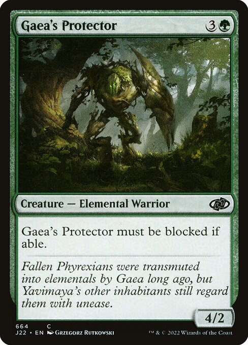 Gaea's Protector highlighted card art