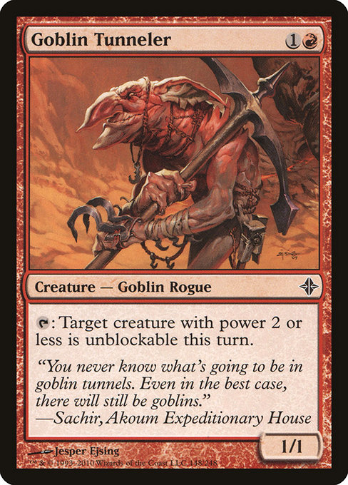 Goblin Tunneler from Rise of the Eldrazi