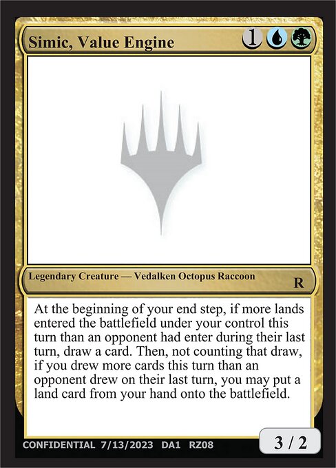 Simic, Value Engine highlighted card art