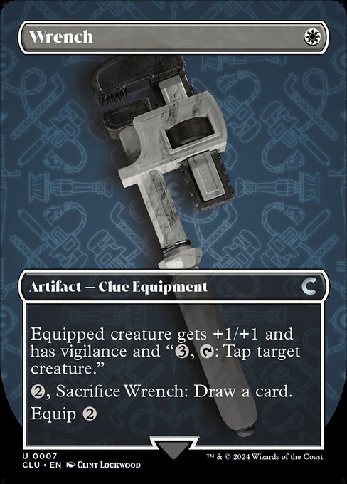 Wrench highlighted card art