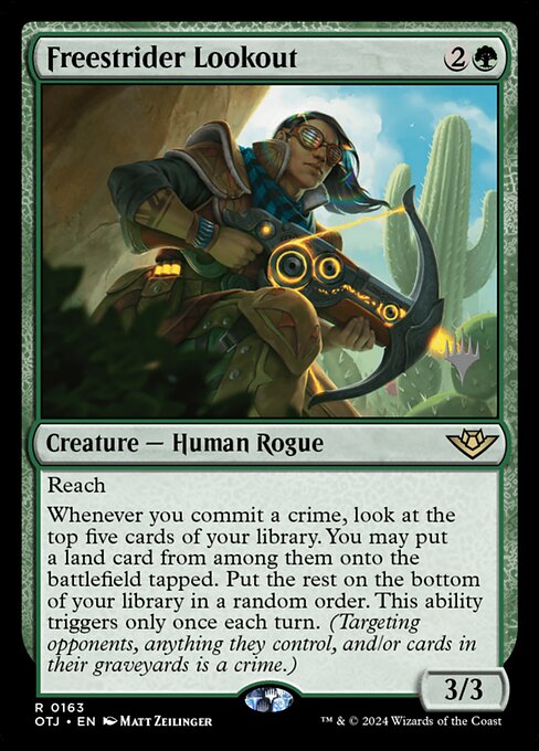 Freestrider Lookout highlighted card art