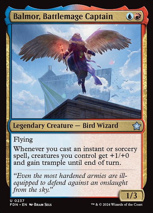 Balmor, Battlemage Captain highlighted card art