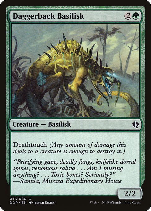 Daggerback Basilisk from Duel Decks: Zendikar vs. Eldrazi