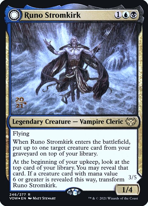 Runo Stromkirk // Krothuss, Lord of the Deep from Innistrad: Crimson Vow Promos