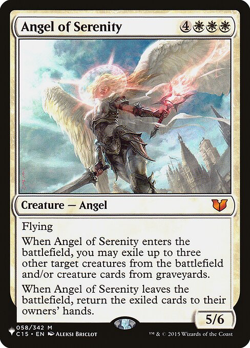 Angel of Serenity from The List