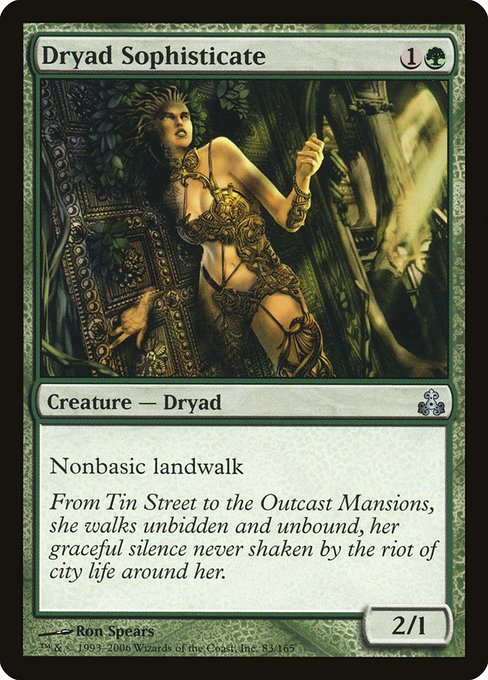 Dryad Sophisticate highlighted card art
