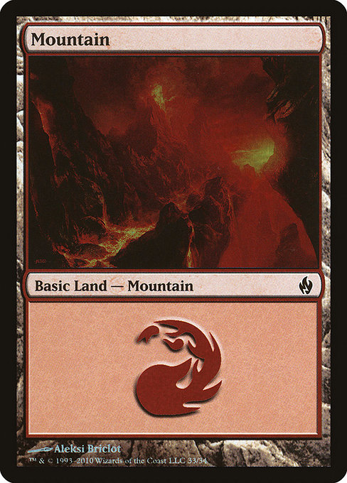 Mountain from Premium Deck Series: Fire and Lightning