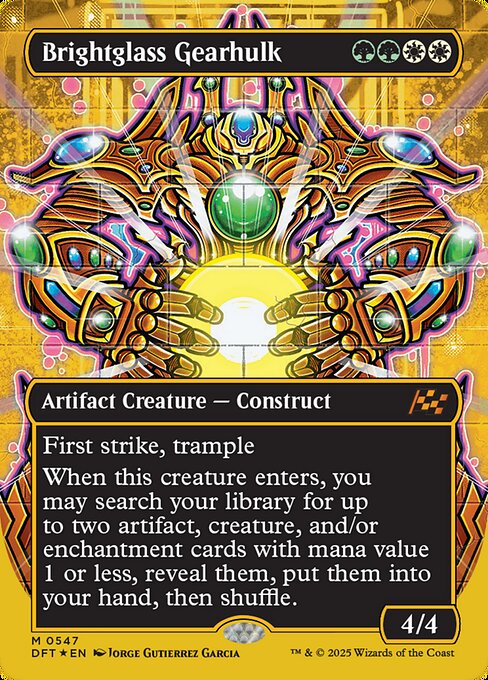 Brightglass Gearhulk highlighted card art