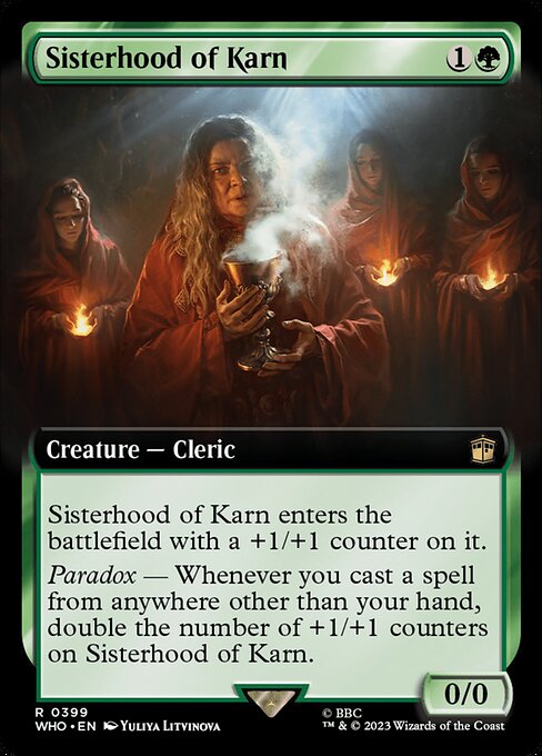 Sisterhood of Karn highlighted card art