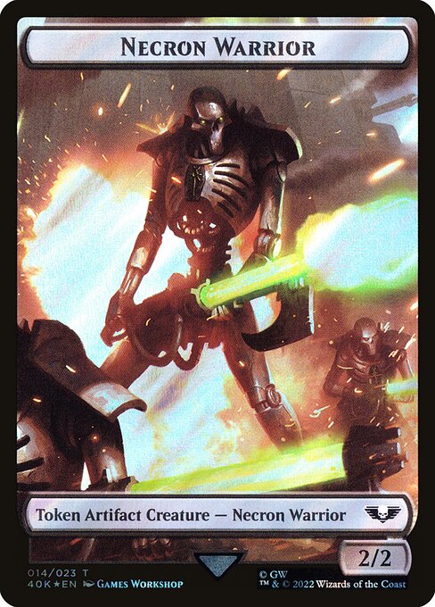 Necron Warrior highlighted card art