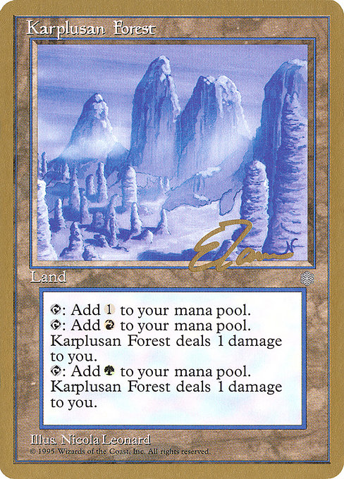 Karplusan Forest from Pro Tour Collector Set