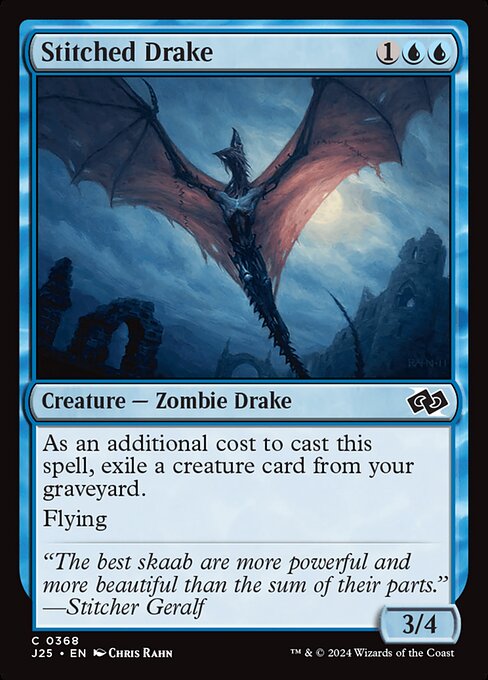 Stitched Drake highlighted card art