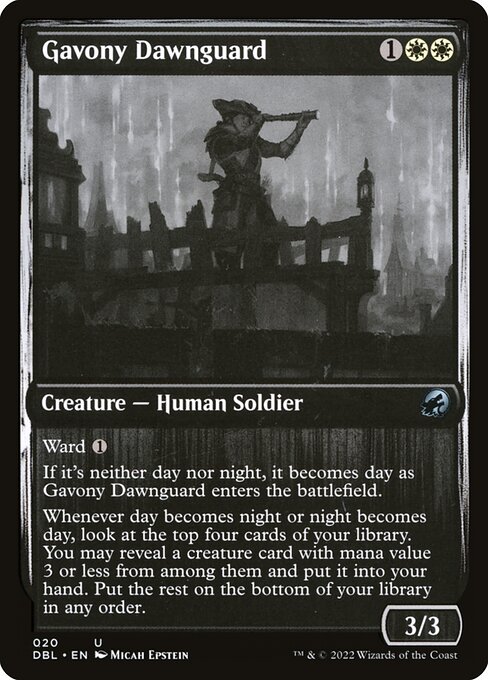 Gavony Dawnguard highlighted card art
