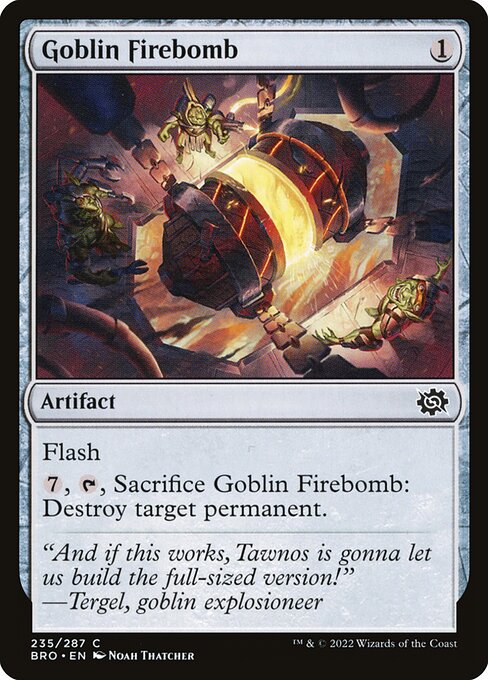 Goblin Firebomb from The Brothers' War