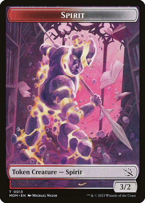 Spirit from March of the Machine Tokens