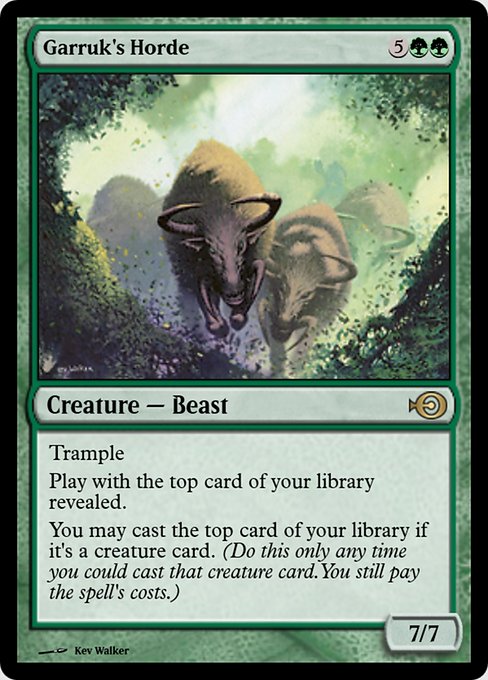 Garruk's Horde from Magic Online Promos