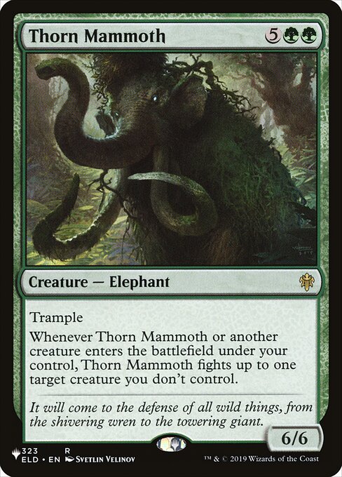 Thorn Mammoth highlighted card art