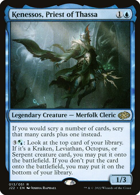 Kenessos, Priest of Thassa highlighted card art