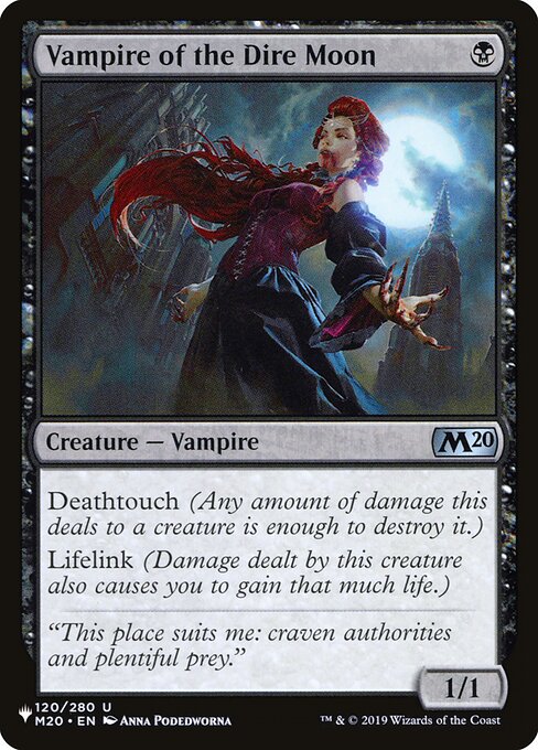 Vampire of the Dire Moon from The List