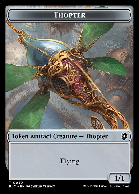 Thopter from Bloomburrow Commander Tokens