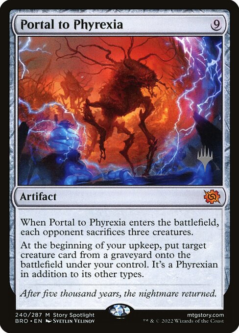 Portal to Phyrexia from The Brothers' War Promos