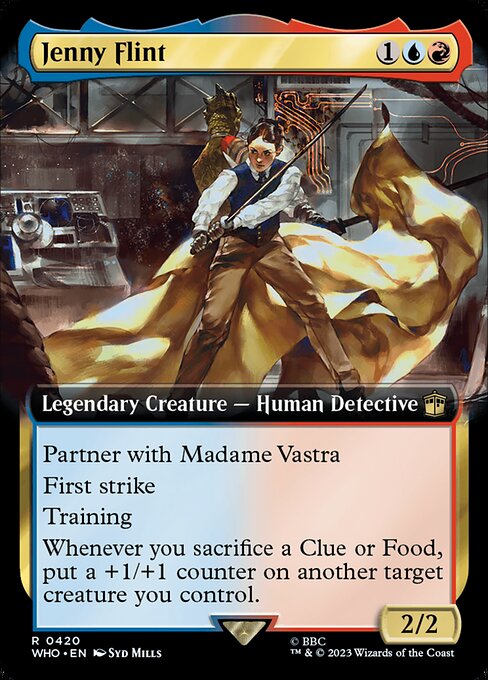 Jenny Flint highlighted card art