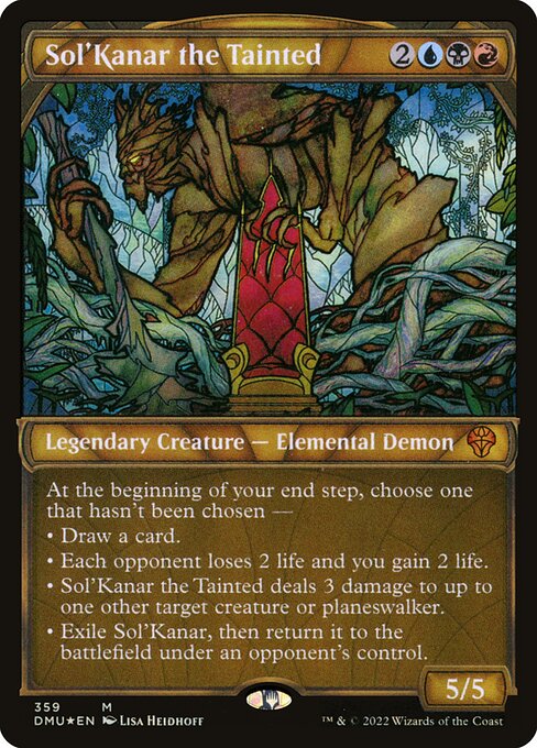 Sol'Kanar the Tainted highlighted card art