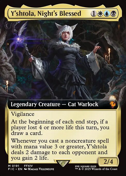 Y'shtola, Night's Blessed highlighted card art