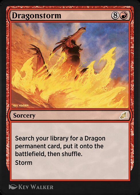 Dragonstorm highlighted card art