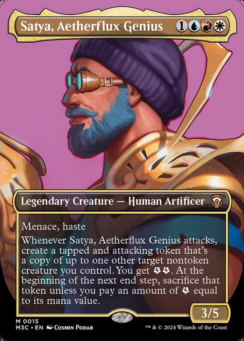 Satya, Aetherflux Genius highlighted card art