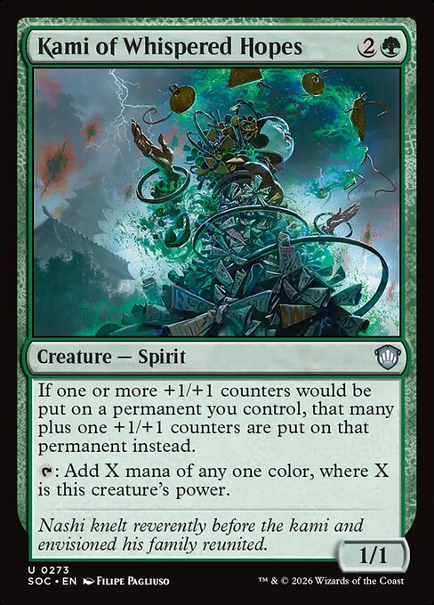 Kami of Whispered Hopes from Secrets of Strixhaven Commander