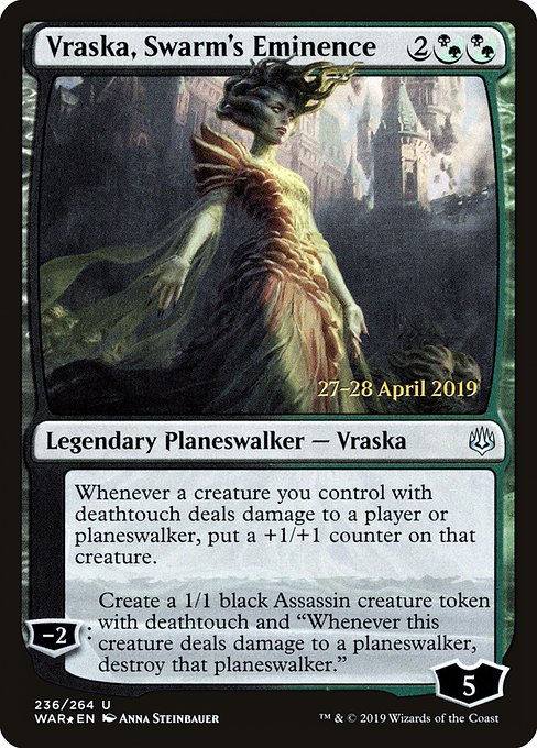 Vraska, Swarm's Eminence from War of the Spark Promos