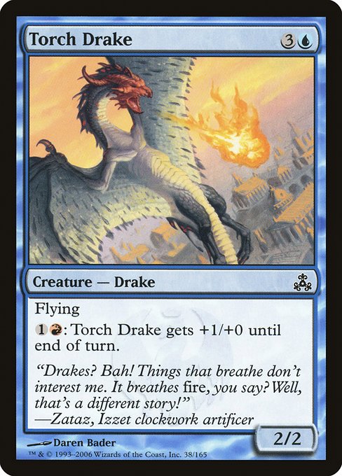 Torch Drake highlighted card art