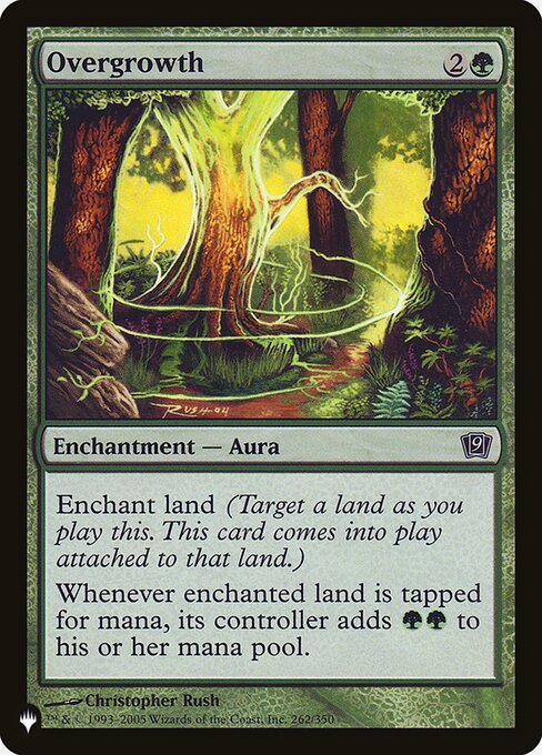 Overgrowth highlighted card art