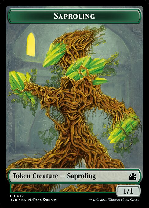Saproling from Ravnica Remastered Tokens