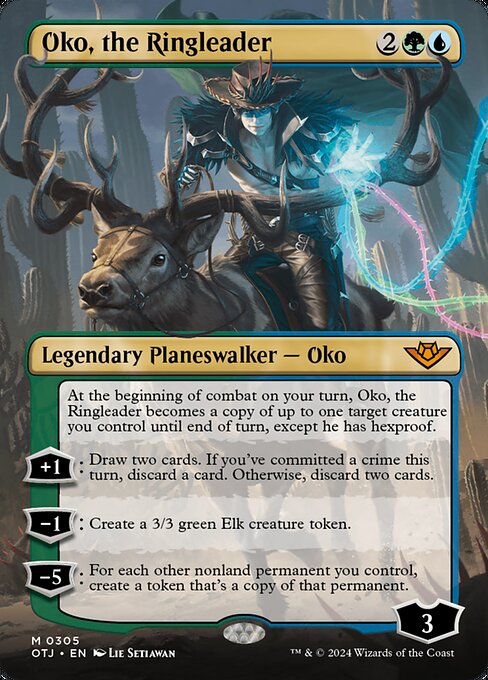 Oko, the Ringleader highlighted card art