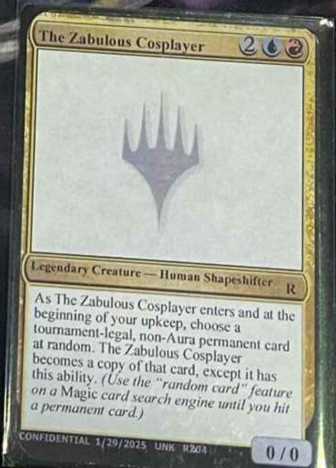 The Zabulous Cosplayer highlighted card art