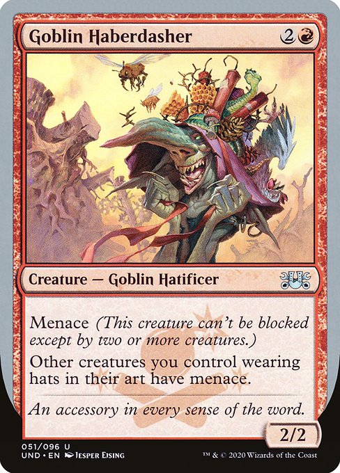 Goblin Haberdasher highlighted card art