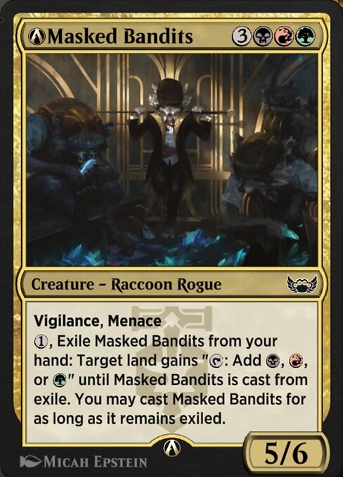 A-Masked Bandits highlighted card art