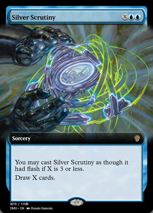 Silver Scrutiny highlighted card art