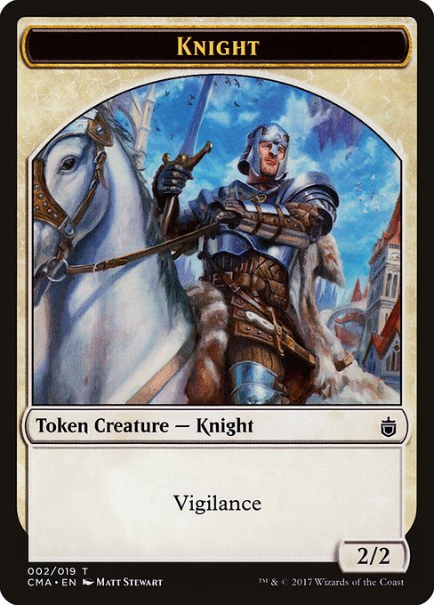 Knight from Commander Anthology Tokens