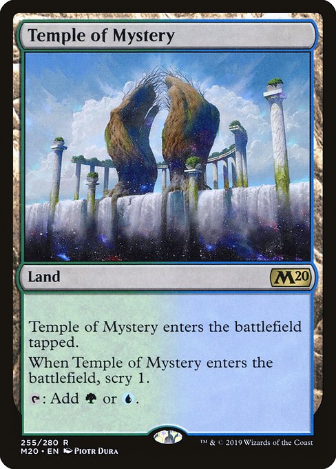 Temple of Mystery from Core Set 2020