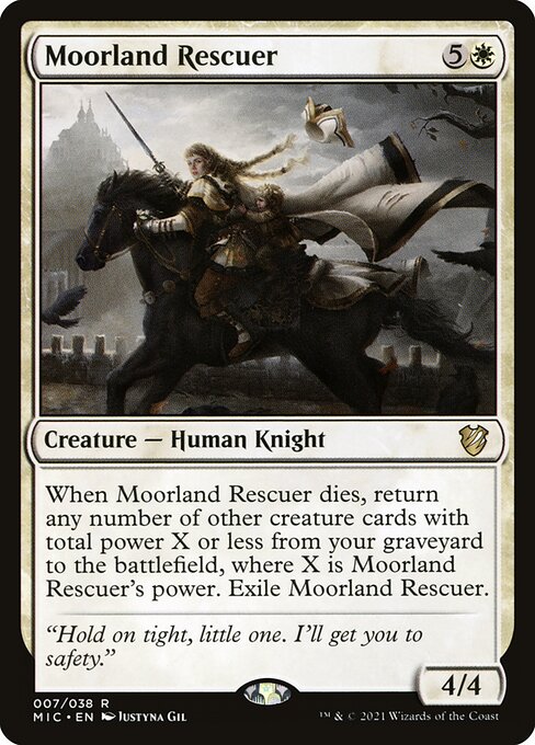 Moorland Rescuer highlighted card art